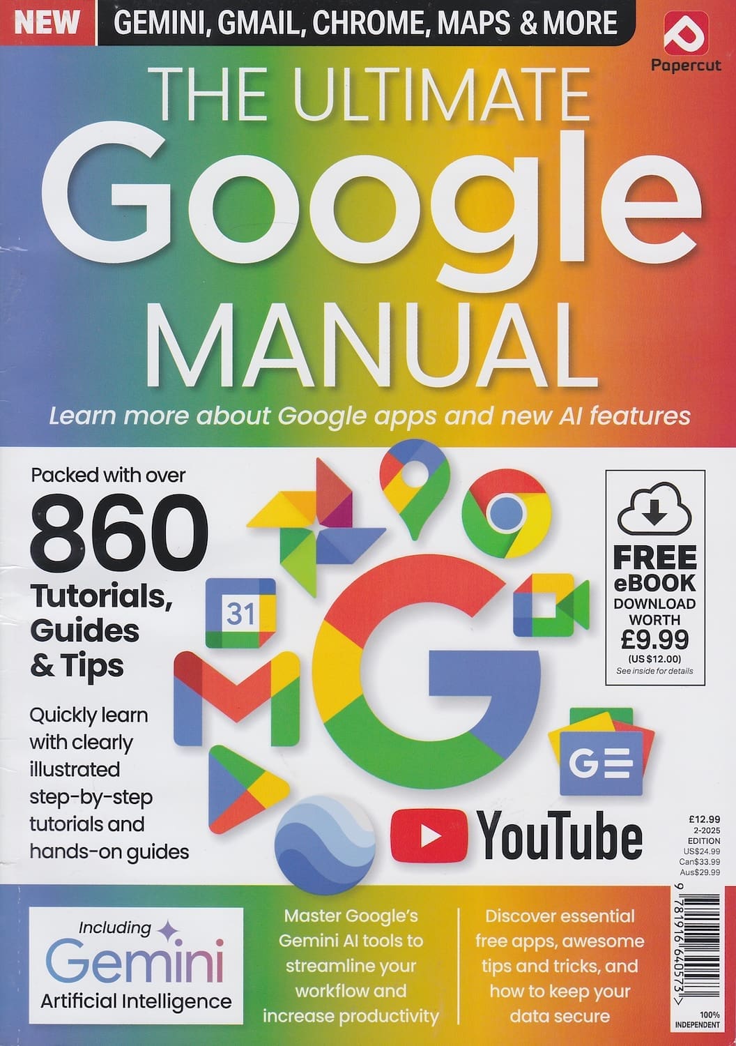 The Ultimate Google Manual - Gemini AI Update - Print Edition 2/2025